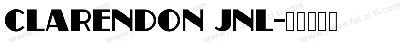 clarendon jnl字体转换